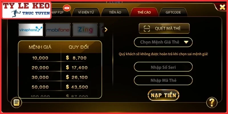 Quy trình nạp rút tiền Hitclub siêu tốc